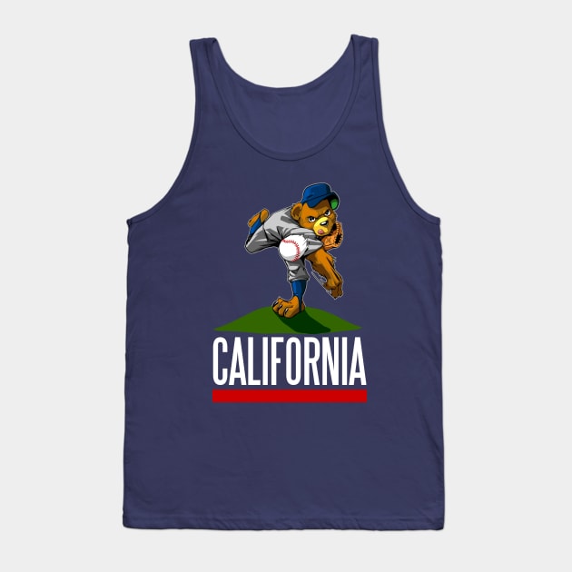 California Baseball Tank Top by Styleuniversal